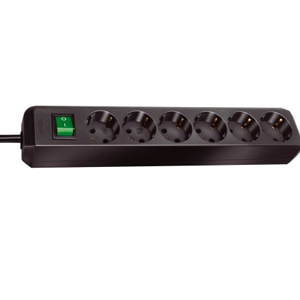 Brennenstuhl Eco-Line extension socket with switch 6-way black 3m