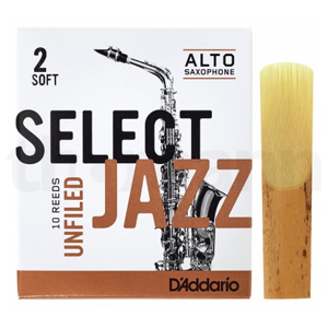 Rico Select Jazz Unfiled 2S Sax Alto